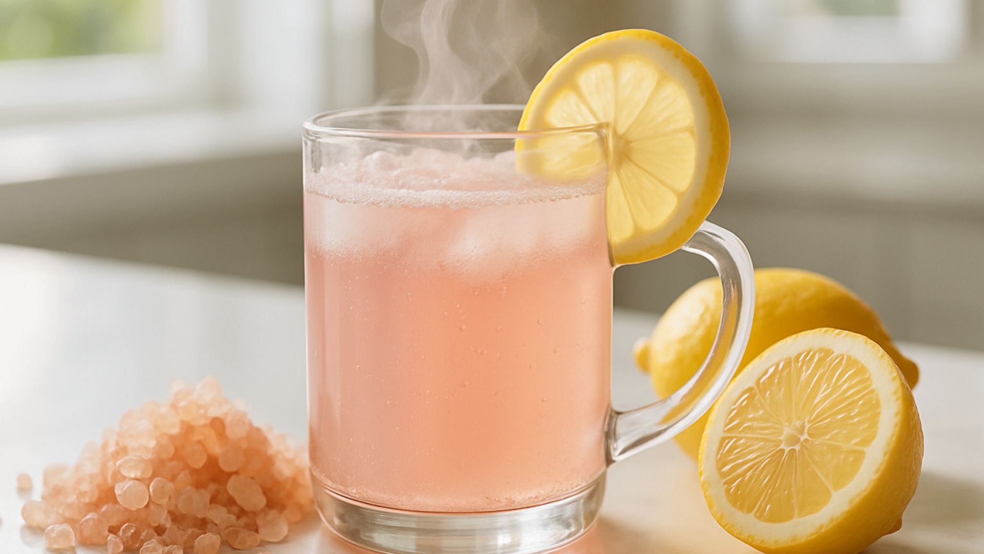 Pink Salt Drink The Best 4Ingredient Morning Fat Burner Revealed Recipe