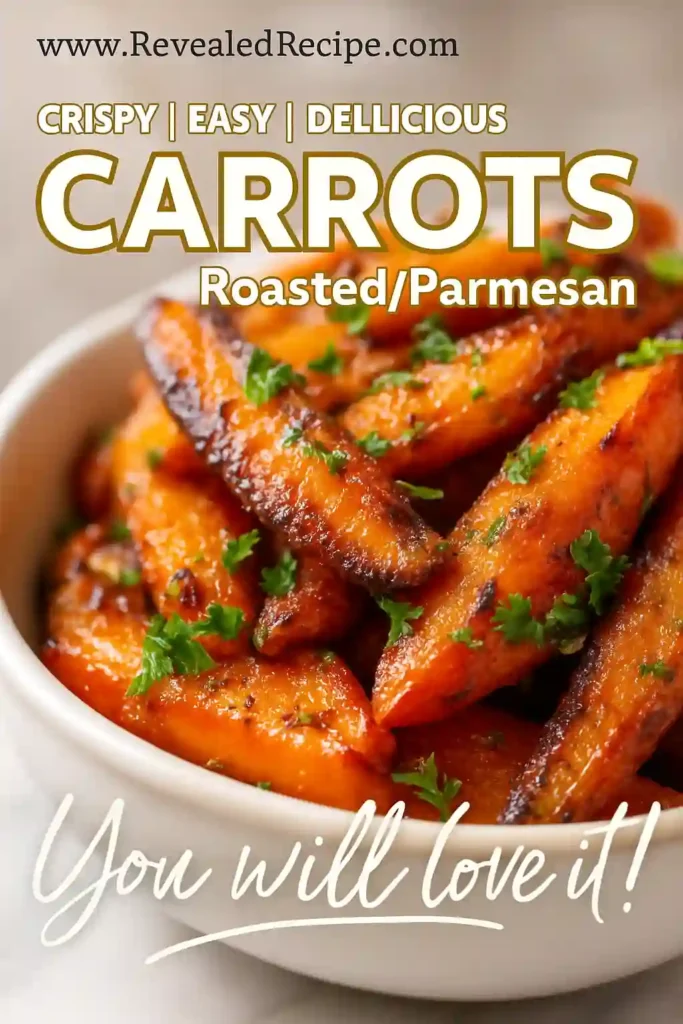 Crispy Garlic Parmesan Roasted Carrots: Your New Favorite Side Dish! 1 pinterest carrots 2