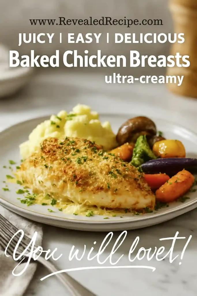 Say Goodbye to Dry Chicken! How to Make Melt-in-Your-Mouth Baked Chicken Breast Every Time 14 pinterest pin new