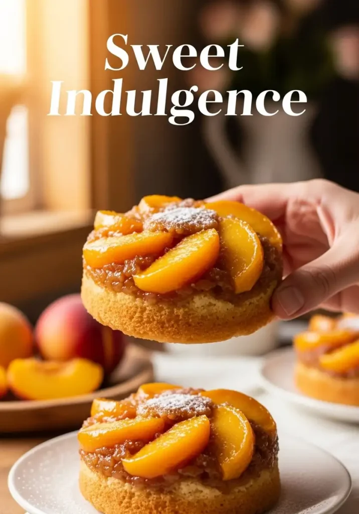 Mini Peach Upside Down Cakes Delight: A Taste of Summer in Every Bite 27 compressed 1