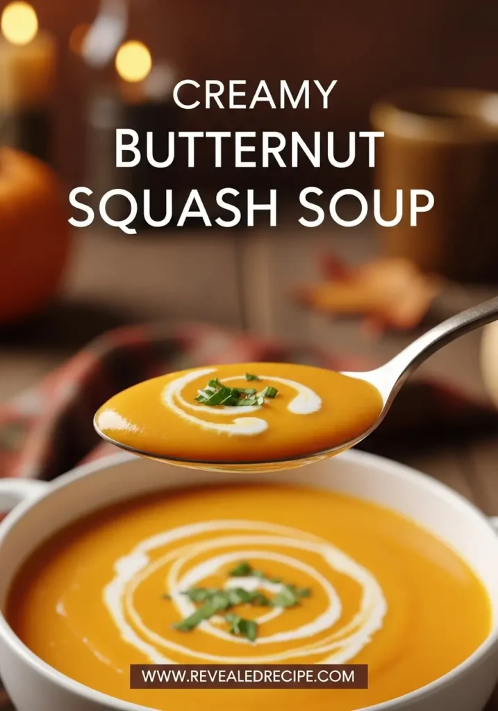 The Golden Embrace of Autumn: A Deep Dive into Butternut Squash Soup 15 pin2 compressed