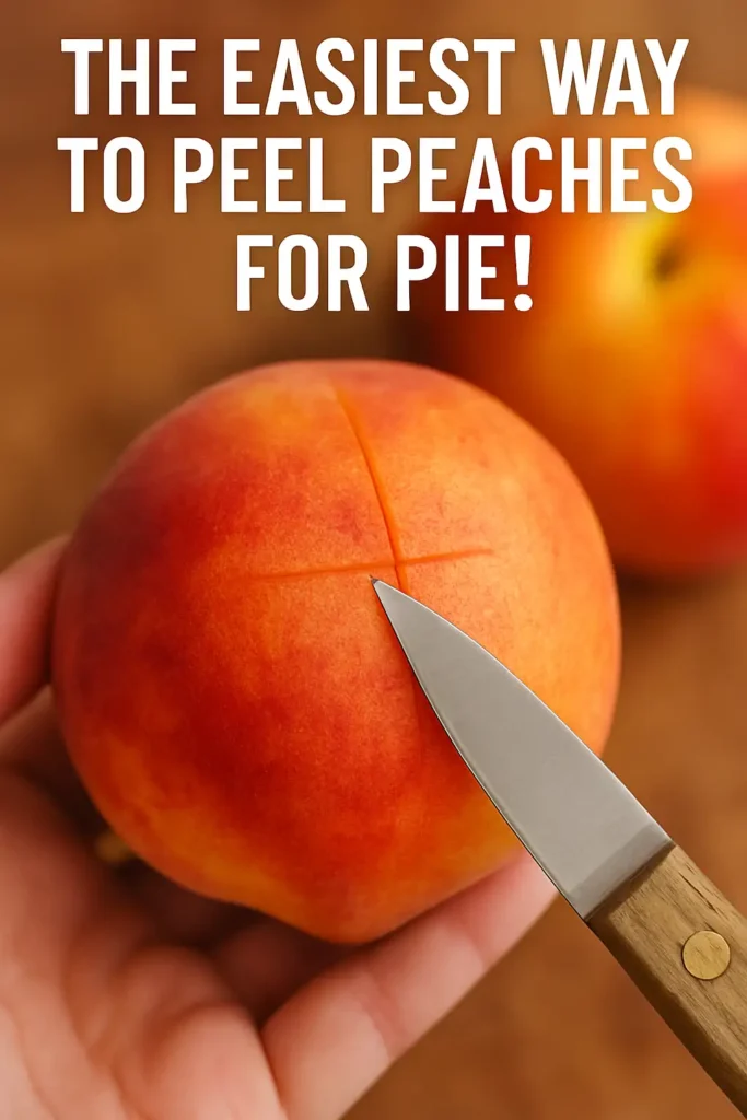 Do I Peel Peaches for Pie? The Ultimate Guide to Perfect Peach Pie 1 pin 17