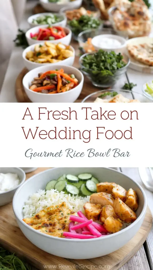24 Fast Food Wedding Catering Ideas: Gourmet DIY Recipes & Cost-Effective Menu Planning 12 create a vibrant fresh and gourmet pinterest