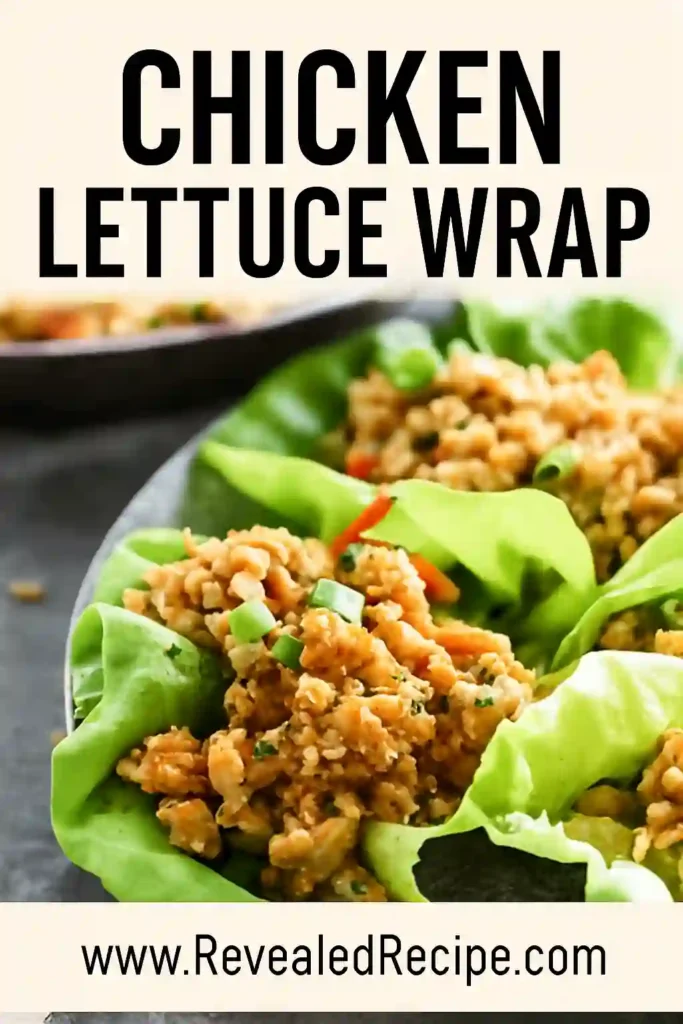 10 Easy Dinner Recipes for Busy Nights That Save Time 329 pinterest pin chicken lettuce wrap