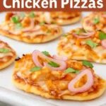 10 Easy Dinner Recipes for Busy Nights That Save Time 335 pinterest pin mini bbq chicken pizzas
