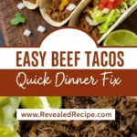 10 Easy Dinner Recipes for Busy Nights That Save Time 316 taco pin optimized