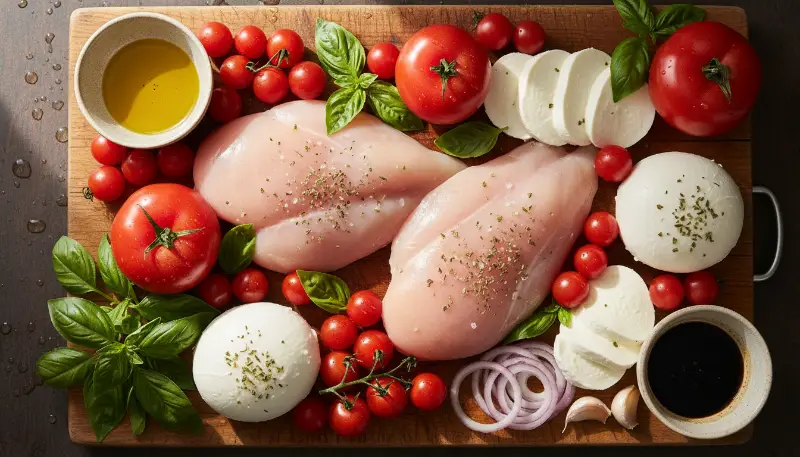 Caprese Chicken Skillet: Your New Favorite One-Pan Dinner 10 Caprese Chicken Skillet ingredients