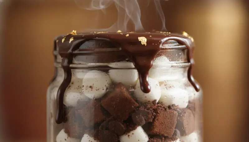Easy Hot Chocolate Gift Jar detail
