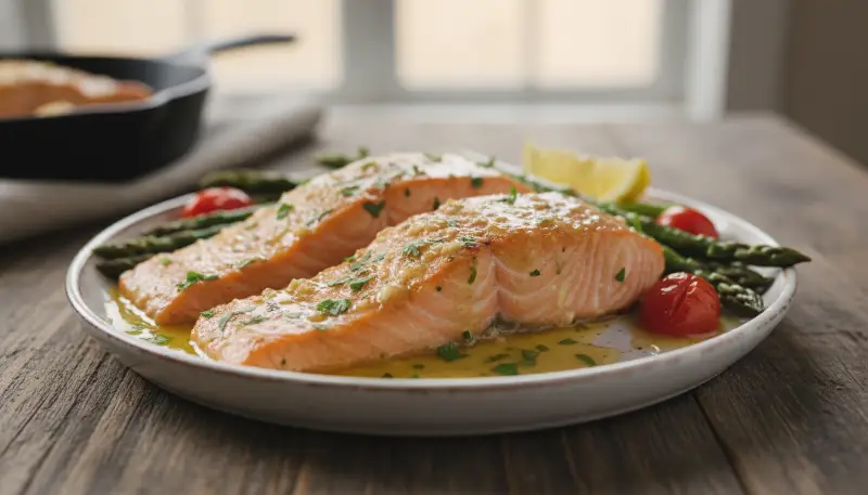 Garlic Butter Salmon featured-hero