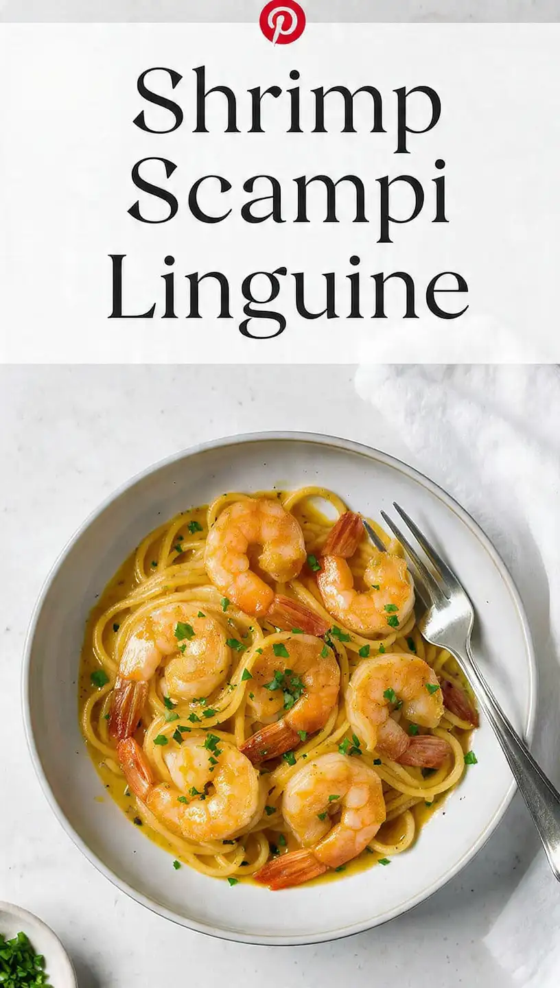 shrimp scampi linguine pin