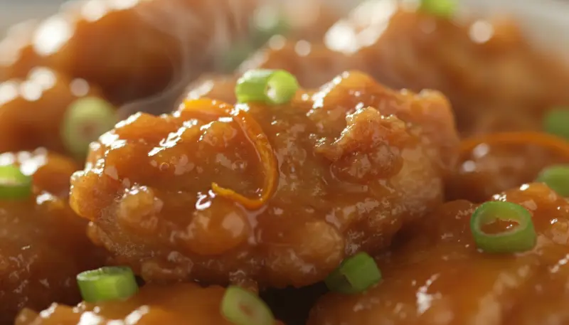 3 Ingredient Orange Chicken detail