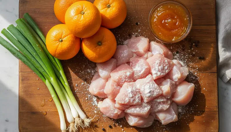 3 Ingredient Orange Chicken ingredients