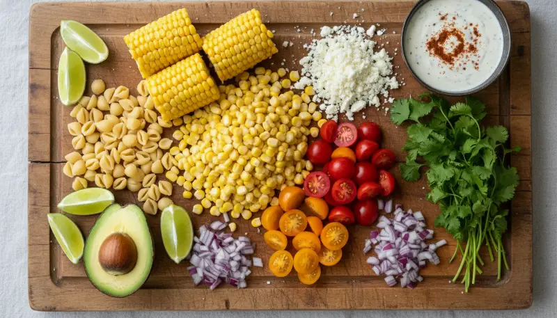 Healthy Street Corn Pasta Salad Recipe: The Ultimate Guilt-Free Mexican Fusion 2 Healthy Street Corn Pasta Salad 1