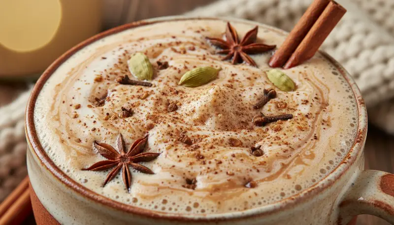 Ultra Cozy Homemade Spiced Chai Latte 2