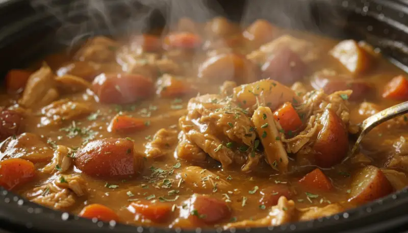 Cheap 5 Ingredient Crockpot Dinners For a Family detail