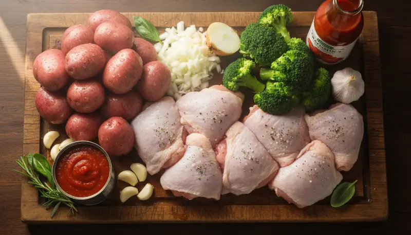 Cheap 5 Ingredient Crockpot Dinners For a Family ingredients