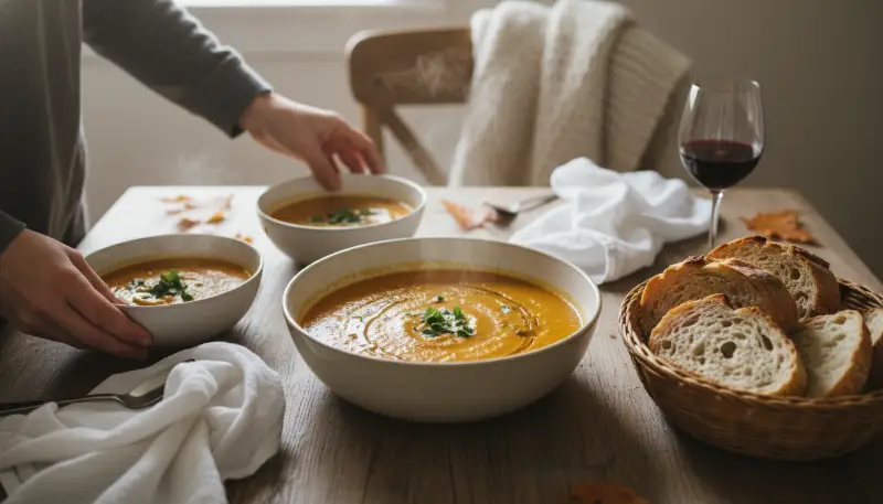 Creamy Sweet Potato and Sausage Soup Recipe detail