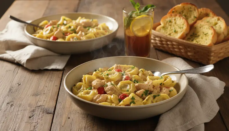 CrockPot Chicken Tortellini detail