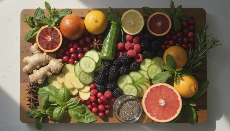 Dry January Mocktails ingredients