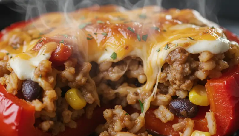 EASY STUFFED BELL PEPPERS detail