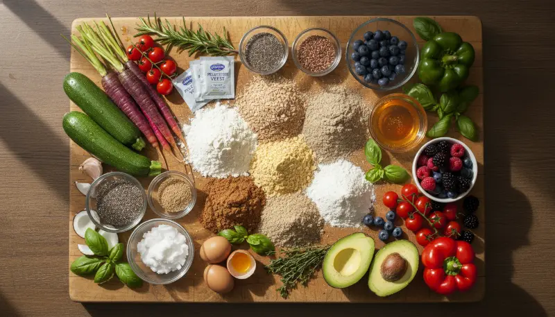 Gluten-Free Baking ingredients