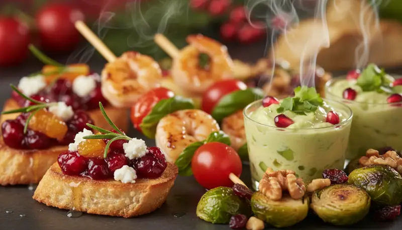 Healthy Holiday Appetizers detail