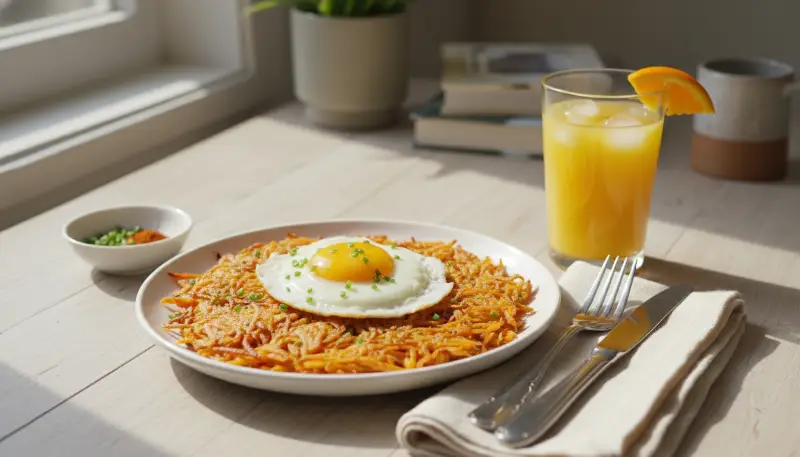 Healthy Sweet Potato Hash Browns detail