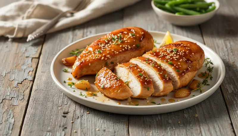 Honey Garlic Chicken Breasts featured