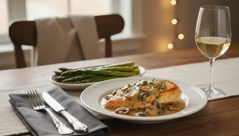 Savory Chicken with Creamy Mushroom Sauce content-2