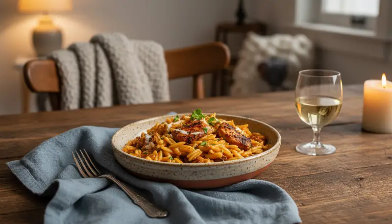 Spicy Cajun Chicken with Creamy Orzo content-2
