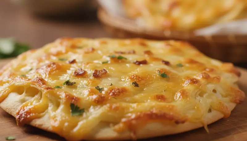 Air Fryer Cheesy Tortilla Garlic Bread 2