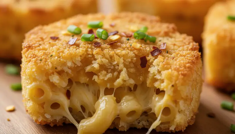 Air Fryer Mac and Cheese Bites 2