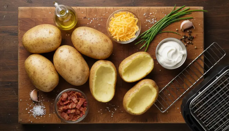 Air Fryer Potato Skins 1 1