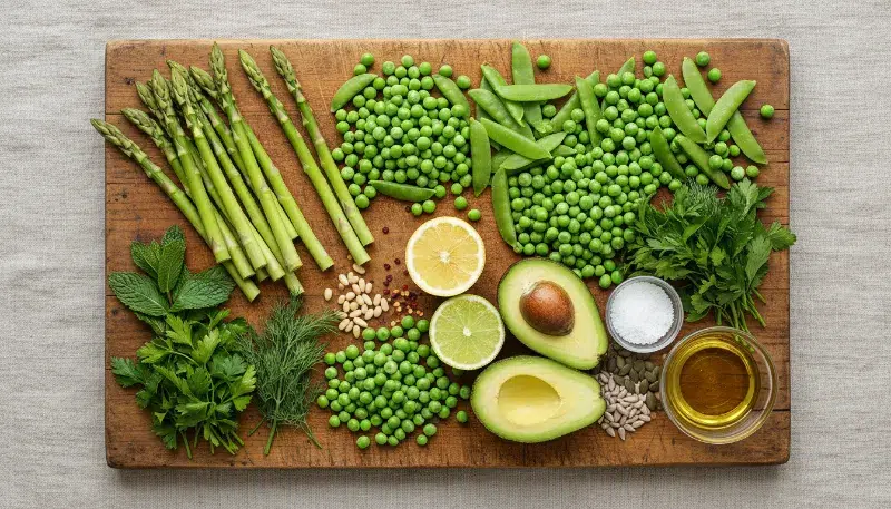 Asparagus Pea Detox Salad 1