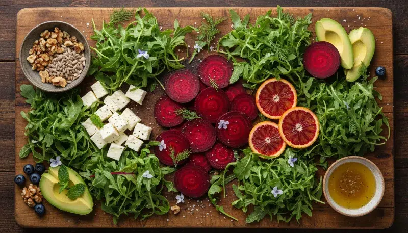 Beet Arugula Detox Salad 1