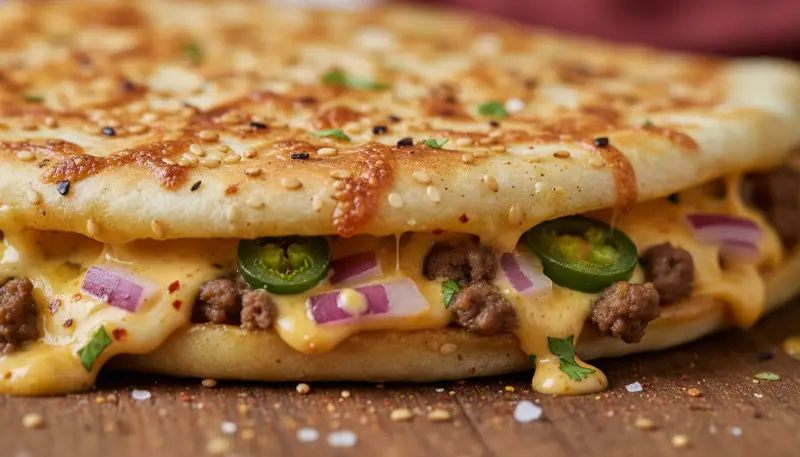 Cheeseburger Quesadilla 2