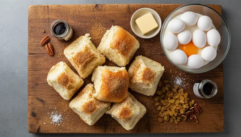 Cinnamon Roll Bread Pudding Recipe 1