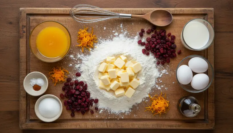 Cranberry Orange Scones Recipe 1