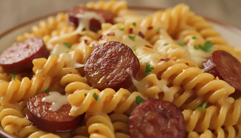 Creamy Smoked Sausage Pasta 1