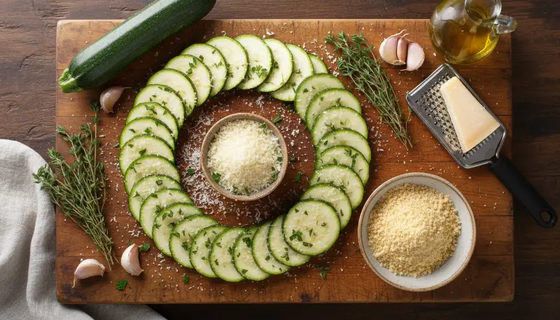 Crispy Baked Parmesan Zucchini 1