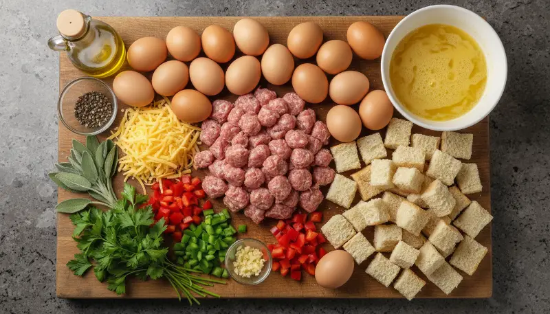 Easy Sausage and Egg Casserole 1