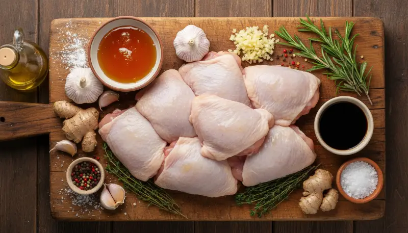 Honey Garlic Chicken Thighs 1