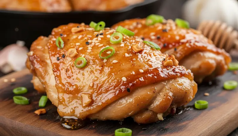 Honey Garlic Chicken Thighs 2