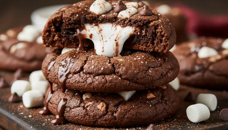 Hot Chocolate Cookies Recipe 2
