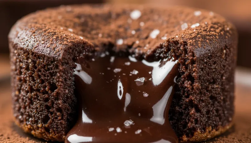 Individual Gluten Free Ganache Lava Cakes 2