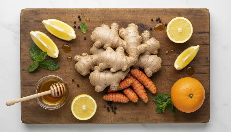 Kickstart Your Day Easy Ginger Turmeric Immunity Shots 1