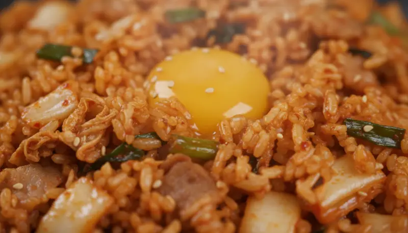 Kimchi Fried Rice Healthy 2