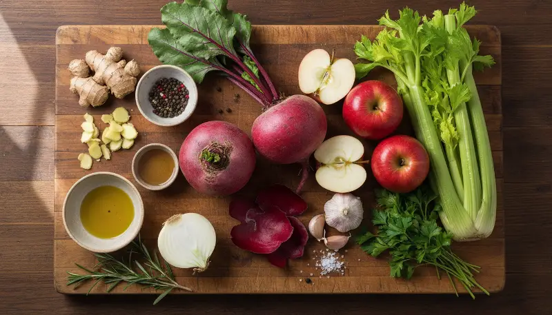 Liver Cleansing Beet and Apple Soup 1