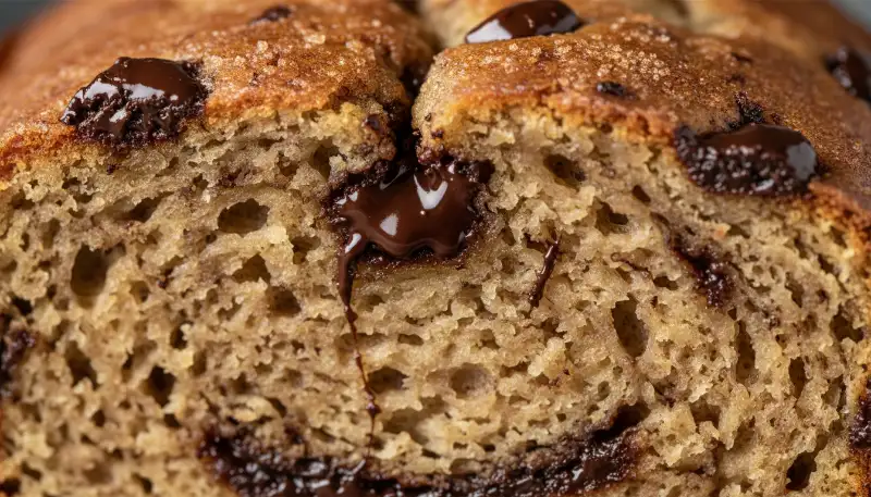 MOIST Chocolate Chip Banana Bread 2