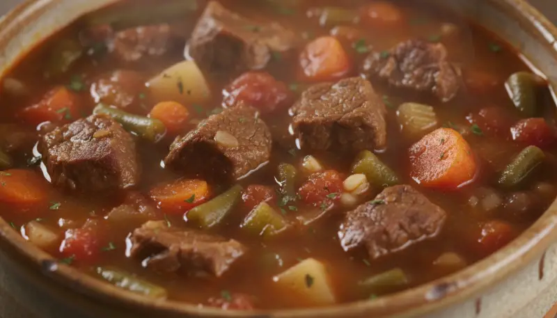 My Moms Old Fashioned Vegetable Beef Soup 2